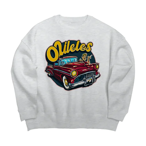 OLDIES　　50’ｓ ＣＡＲ Big Crew Neck Sweatshirt