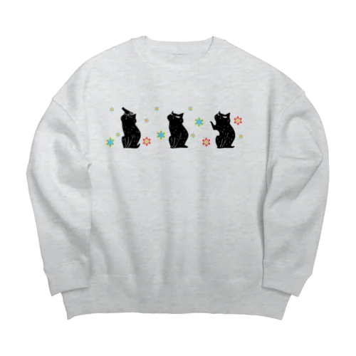 無限なでなでループ Big Crew Neck Sweatshirt