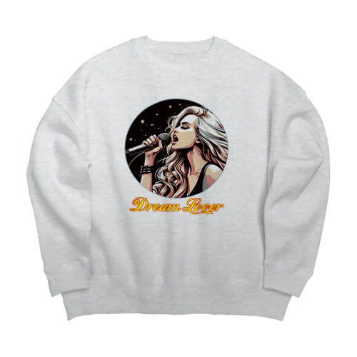 美しきROCK STAR Big Crew Neck Sweatshirt