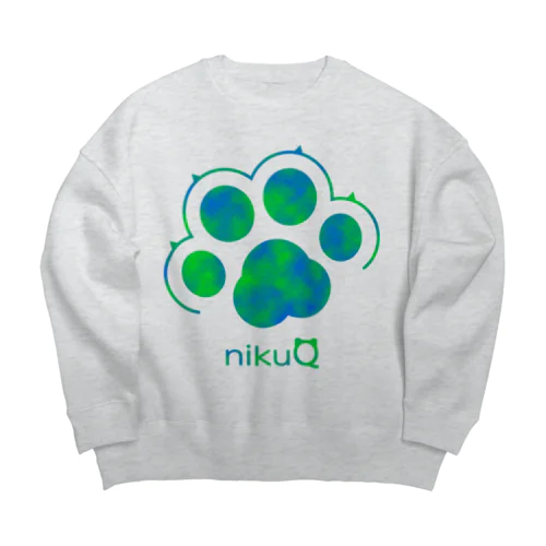 肉球をモチーフにしたオリジナルブランド「nikuQ」（猫タイプ）です ビッグシルエットスウェット