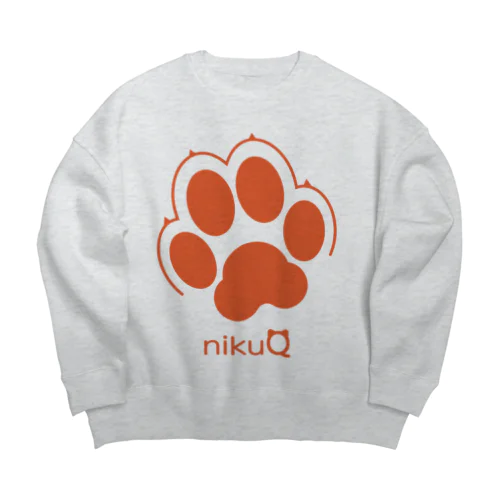 肉球をモチーフにしたオリジナルブランド「nikuQ」（犬タイプ）です ビッグシルエットスウェット