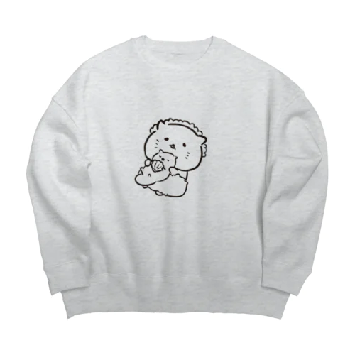 ねこの赤ちゃん Big Crew Neck Sweatshirt