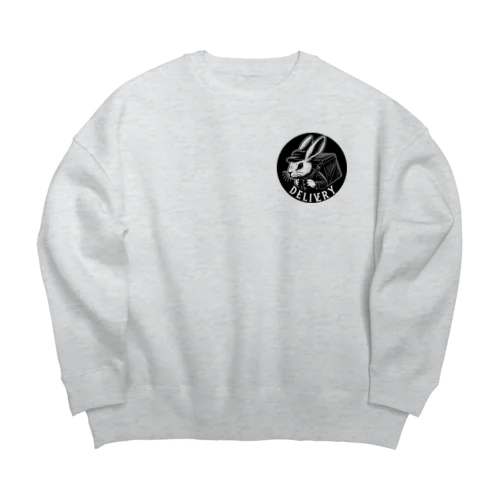 でりうさ Big Crew Neck Sweatshirt