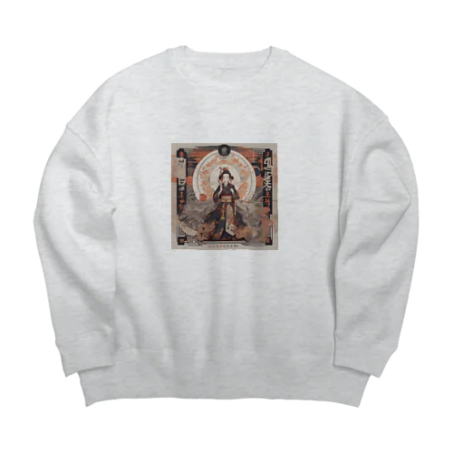 あわのうたのイメージ Big Crew Neck Sweatshirt