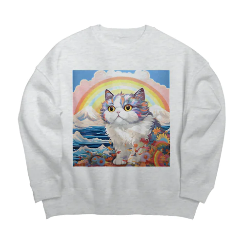 Nekomami-Collection-2 Big Crew Neck Sweatshirt