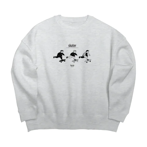 skater2 Big Crew Neck Sweatshirt