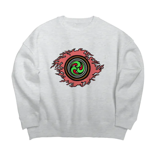 火焔太鼓 Big Crew Neck Sweatshirt