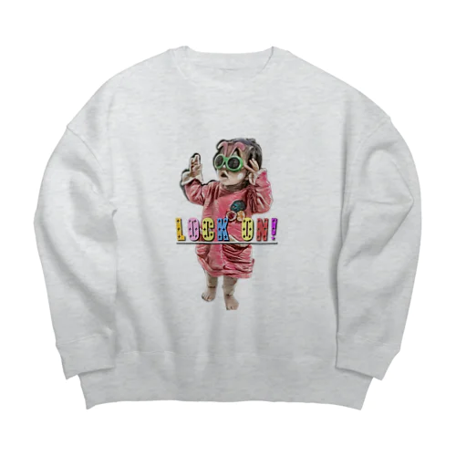 【鶴屋商店】LOCK ON！02 Big Crew Neck Sweatshirt