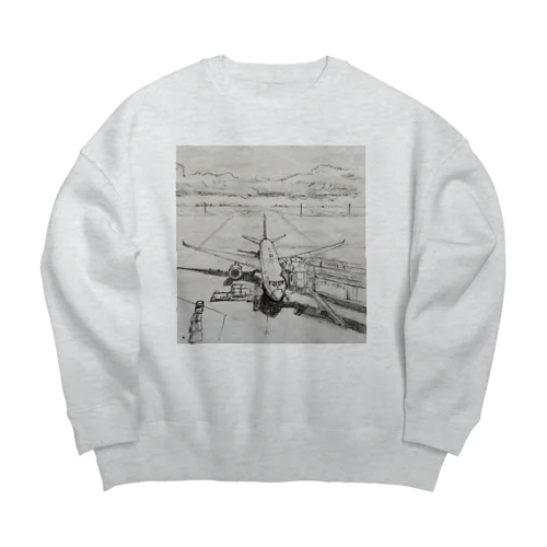 空港 Big Crew Neck Sweatshirt