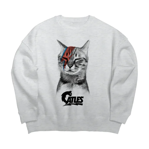 CATLES FUKUSUKE BOWIE Big Crew Neck Sweatshirt