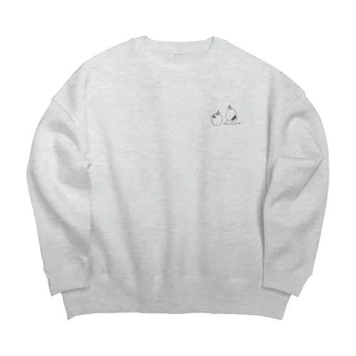 林檎と洋梨 Big Crew Neck Sweatshirt