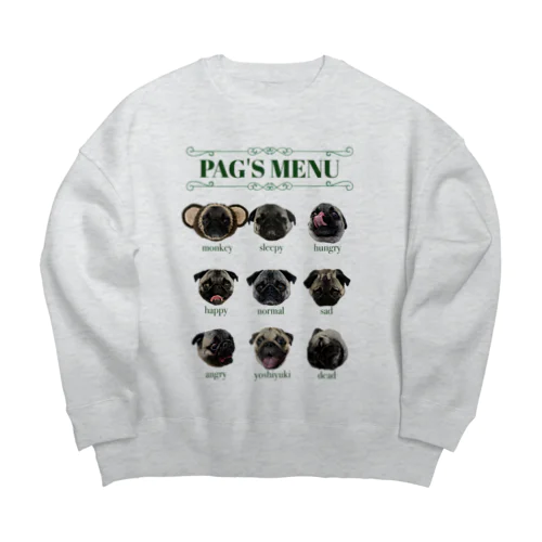 PAG'S MENU Big Crew Neck Sweatshirt