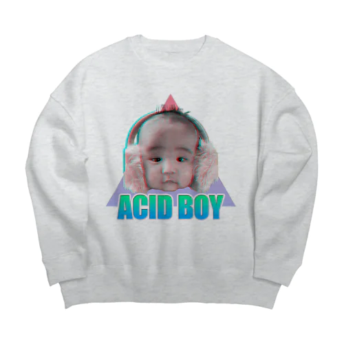 クソカワACID BOY Big Crew Neck Sweatshirt