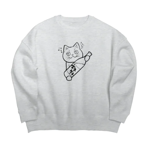 キスグレ Big Crew Neck Sweatshirt