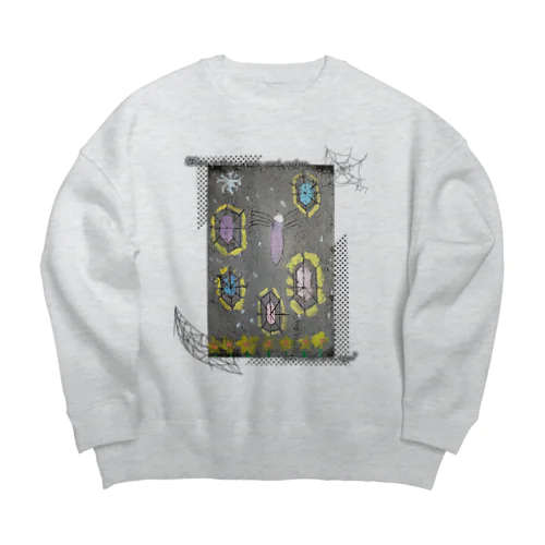 蜘蛛の糸 Big Crew Neck Sweatshirt