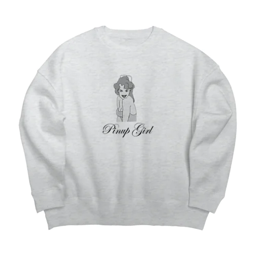 Pinup girl Big Crew Neck Sweatshirt