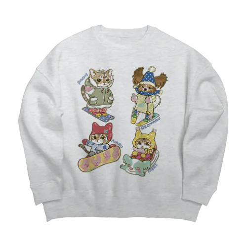 れおまるくん一家　雪山ツアー Big Crew Neck Sweatshirt