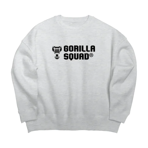 GORILLA SQUAD ロゴ黒 ビッグシルエットスウェット