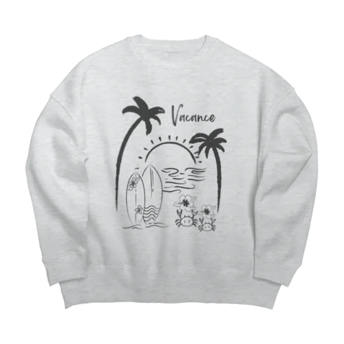 バカンス Big Crew Neck Sweatshirt