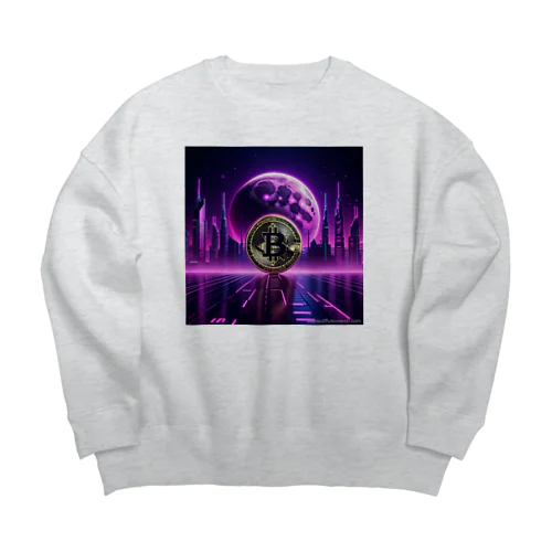 サイバービットコイン Big Crew Neck Sweatshirt