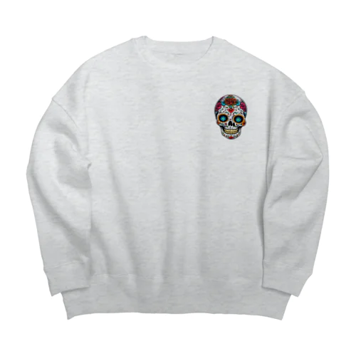 カラベラ・スカル Big Crew Neck Sweatshirt