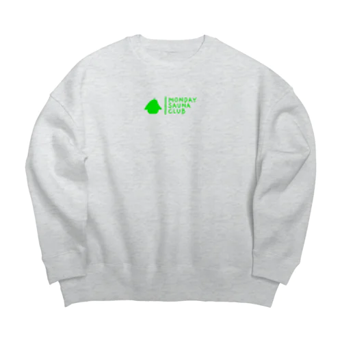 MONDAY SAUNA CLUB Big Crew Neck Sweatshirt