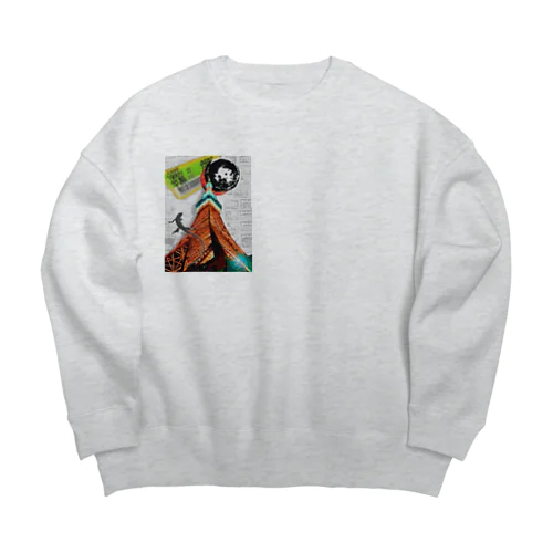 コラージュ2 Big Crew Neck Sweatshirt