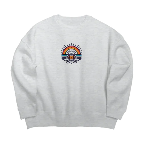 海と太陽 Big Crew Neck Sweatshirt