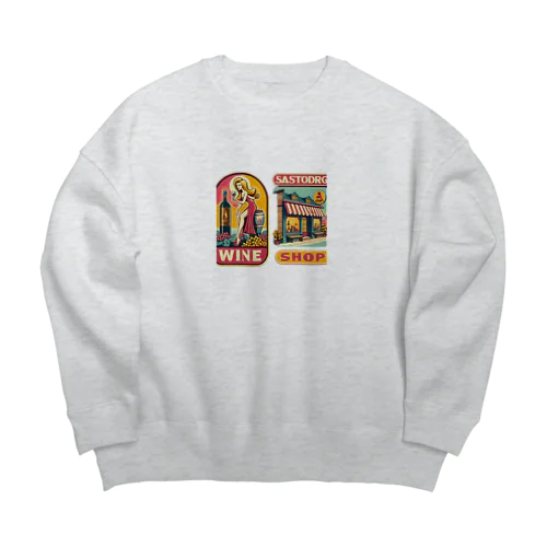 Classic Vino Big Crew Neck Sweatshirt