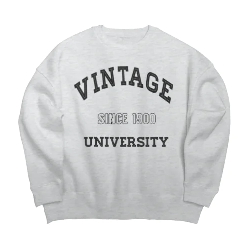 ビンテージ大学　 Big Crew Neck Sweatshirt