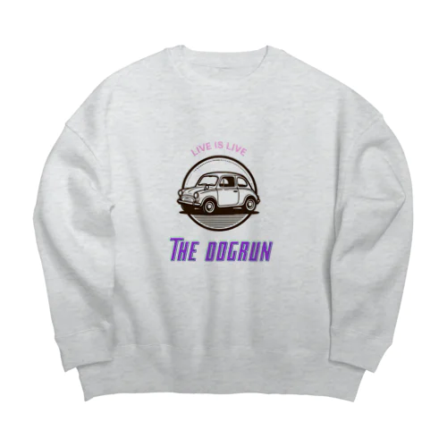 THE DOGRUN CAR  water mark ビッグシルエットスウェット