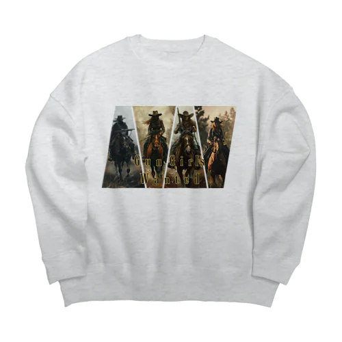 カウガール Big Crew Neck Sweatshirt