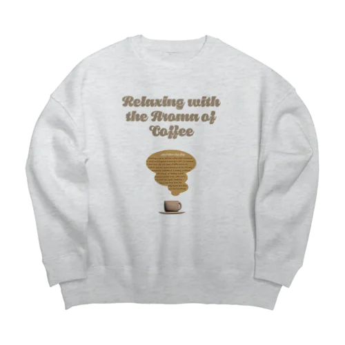 cafe day TypeA Big Crew Neck Sweatshirt