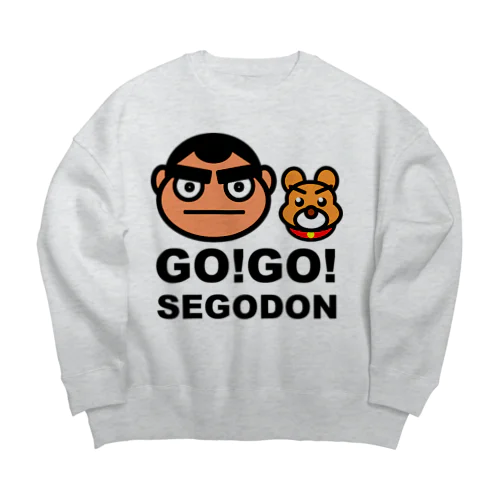 【GO!GO! SEGODON/ゴーゴー西郷どん】 Big Crew Neck Sweatshirt