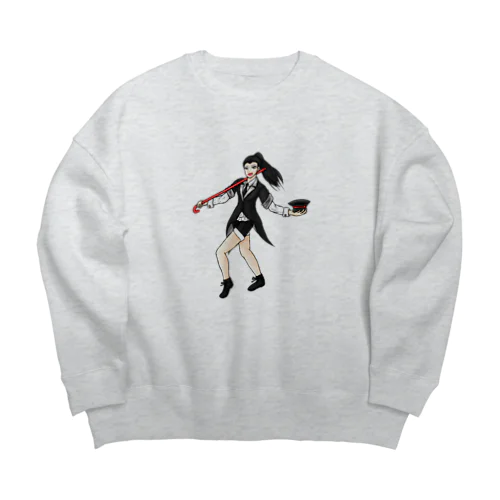 フルカラー ジャズダンサー Big Crew Neck Sweatshirt