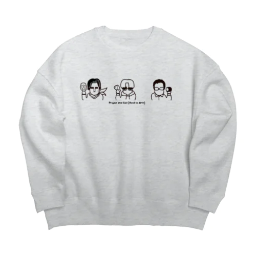 ３人の個性をギュッと集結 Big Crew Neck Sweatshirt