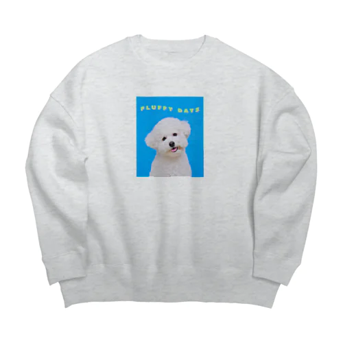 FLUFFY DAYS -ふわふわな日々- Big Crew Neck Sweatshirt