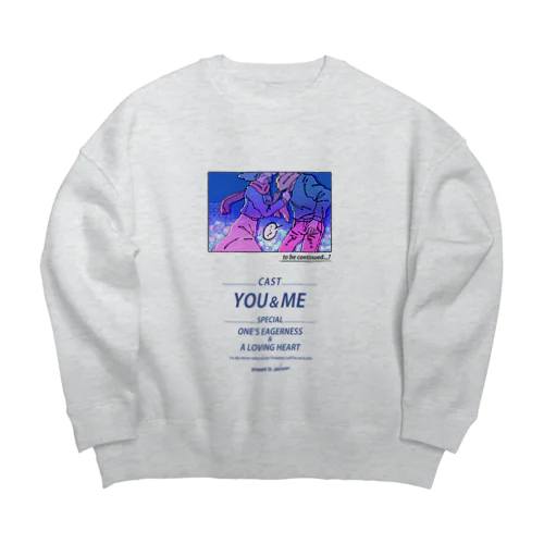 ワンシーンを永遠に Big Crew Neck Sweatshirt