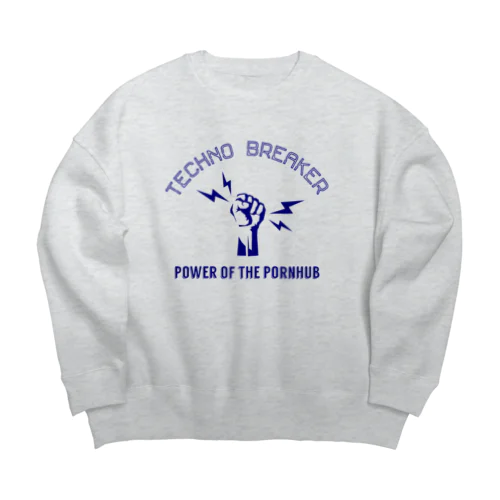 テクノブレイカー Big Crew Neck Sweatshirt