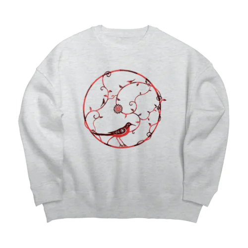 赤い鳥 Big Crew Neck Sweatshirt