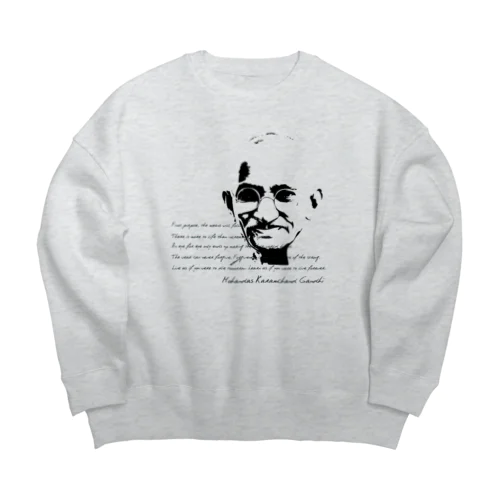 GANDHI Big Crew Neck Sweatshirt