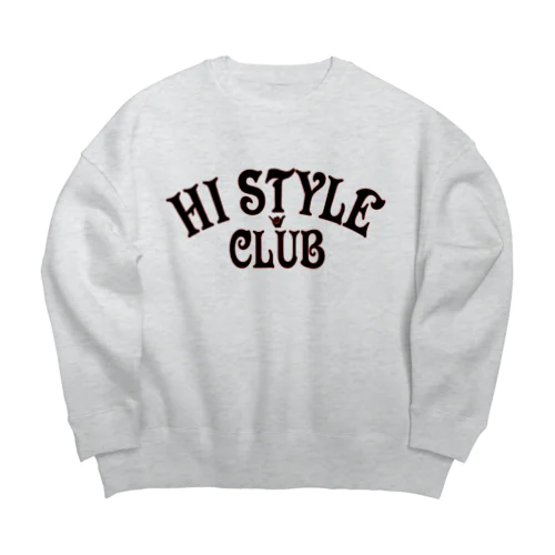 HI STYLE CLUB Big Crew Neck Sweatshirt