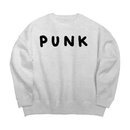 punk Big Crew Neck Sweatshirt