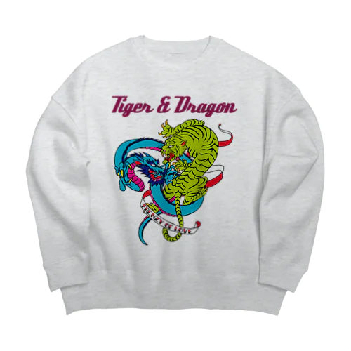 TIGER ＆ DRAGON Big Crew Neck Sweatshirt