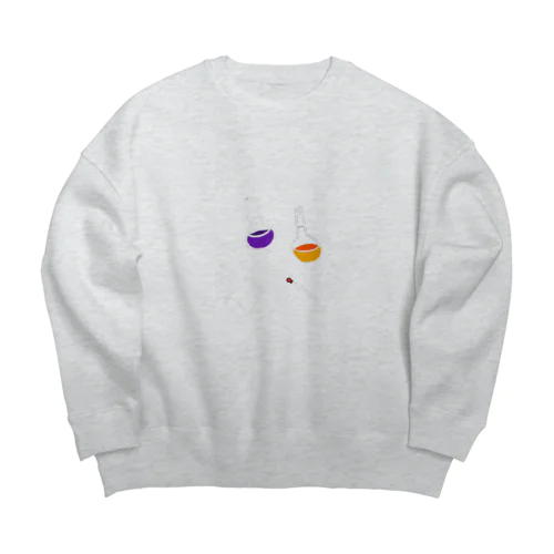 フラスコニカルず Big Crew Neck Sweatshirt