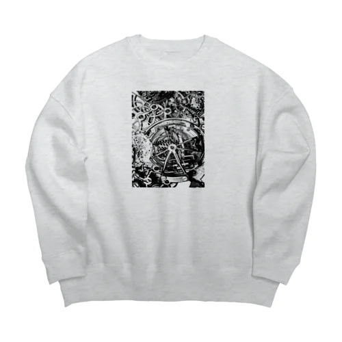 Mysterious(Ｂ) Big Crew Neck Sweatshirt