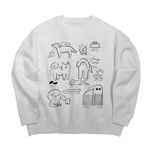 DOGS Big Crew Neck Sweatshirt