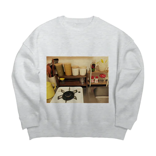 以前の台所 Big Crew Neck Sweatshirt