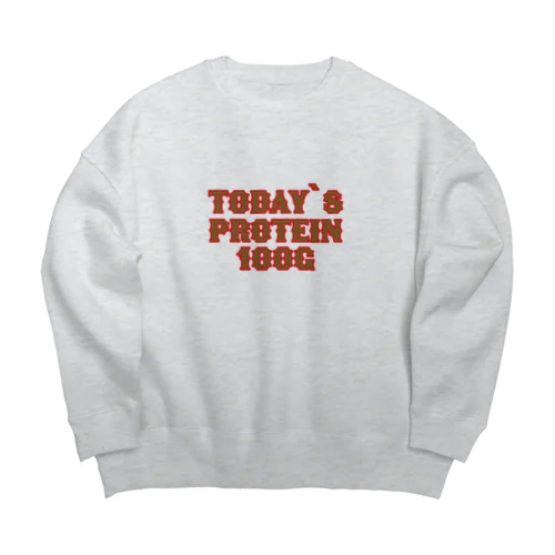 Today's Protein 100g Big Crew Neck Sweatshirt