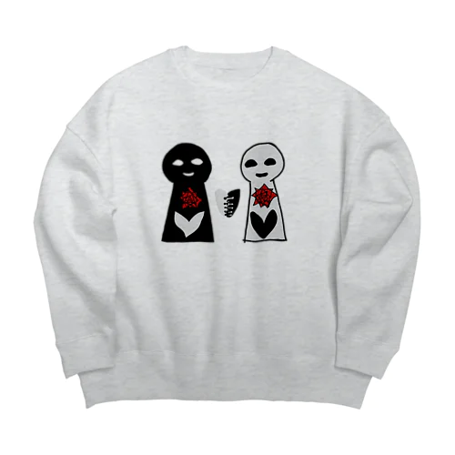 Need each other Big Crew Neck Sweatshirt